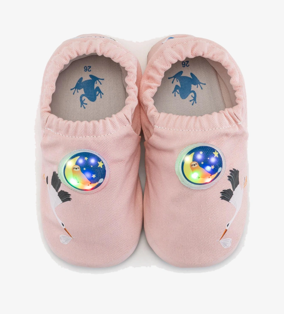 Hopfrög Işıklı Bebek Patik Tak & Çıkart #Tags Toz Pembe model görseli